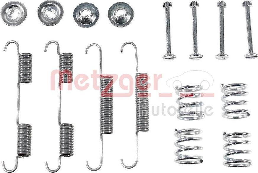 Metzger 105-0896 - Kit accessori, Ganasce freno stazionamento autozon.pro