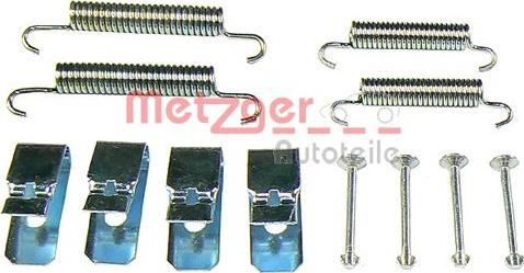 Metzger 105-0890 - Kit accessori, Ganasce freno stazionamento autozon.pro