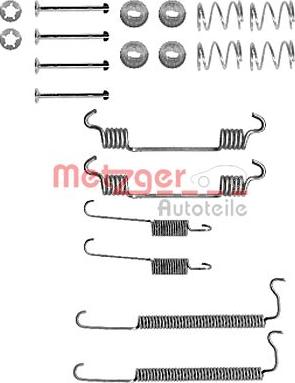 Metzger 105-0849 - Kit accessori, Ganasce freno autozon.pro