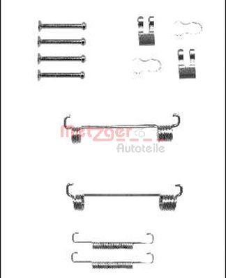 Metzger 105-0851 - Kit accessori, Ganasce freno stazionamento autozon.pro