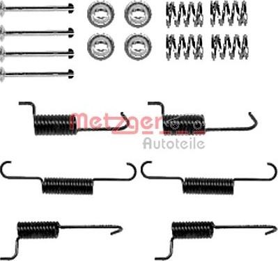 Metzger 105-0823 - Kit accessori, Ganasce freno stazionamento autozon.pro