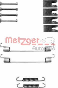 Metzger 105-0827 - Kit accessori, Ganasce freno autozon.pro