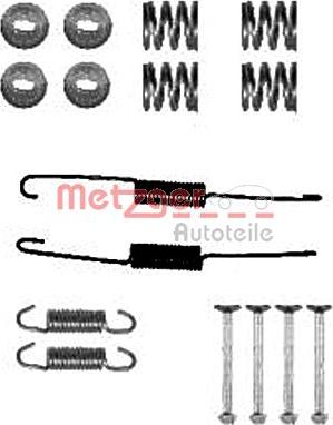 Metzger 105-0879 - Kit accessori, Ganasce freno autozon.pro