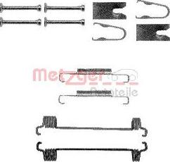 Metzger 105-0875 - Kit accessori, Ganasce freno stazionamento autozon.pro