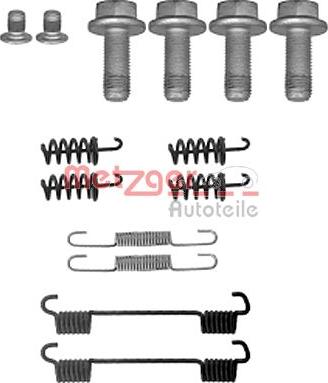 Metzger 105-0878 - Kit accessori, Ganasce freno stazionamento autozon.pro