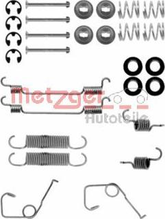 Metzger 105-0705 - Kit accessori, Ganasce freno autozon.pro