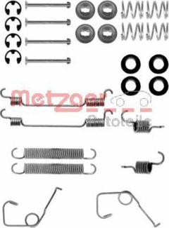 Metzger 105-0706 - Kit accessori, Ganasce freno autozon.pro