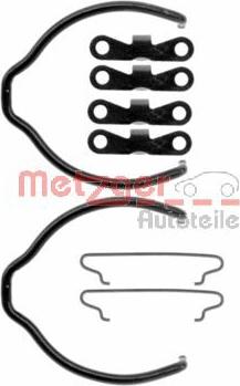 Metzger 105-0721 - Kit accessori, Ganasce freno stazionamento autozon.pro