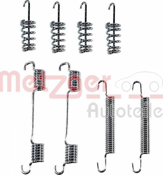 Metzger 105-0775 - Kit accessori, Ganasce freno stazionamento autozon.pro