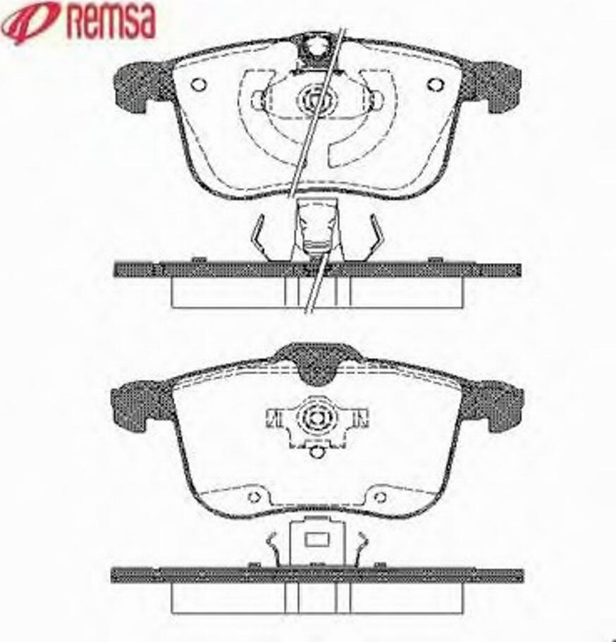 Metzger 105300 - Kit pastiglie freno, Freno a disco autozon.pro