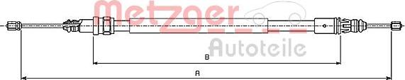 Metzger 10.6775 - Cavo comando, Freno stazionamento autozon.pro