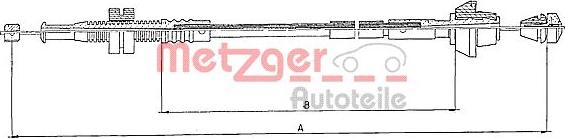 Metzger 10.0152 - Cavo acceleratore autozon.pro