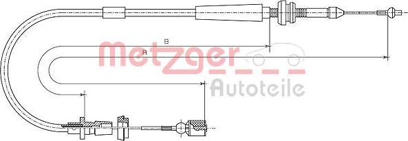 Metzger 10.1011 - Cavo acceleratore autozon.pro