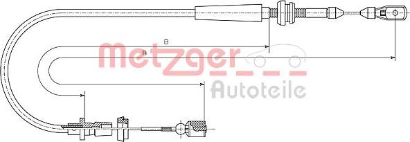 Metzger 10.1013 - Cavo acceleratore autozon.pro