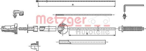 Metzger 10.1175 - Cavo acceleratore autozon.pro