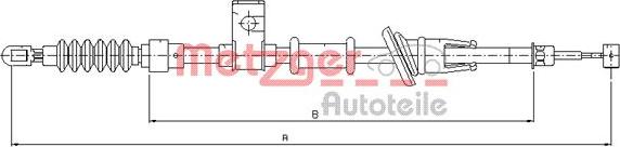 Metzger 10.8222 - Cavo comando, Freno stazionamento autozon.pro