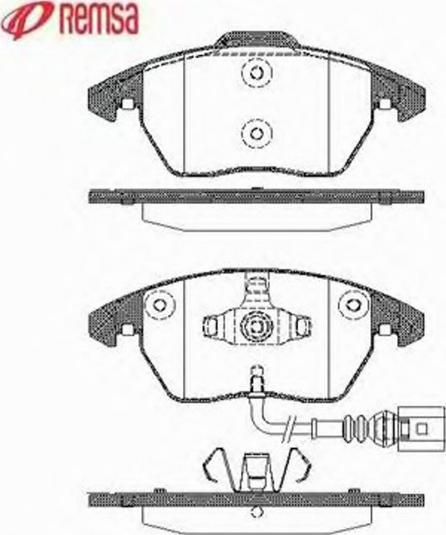 Metzger 103001 - Kit pastiglie freno, Freno a disco autozon.pro