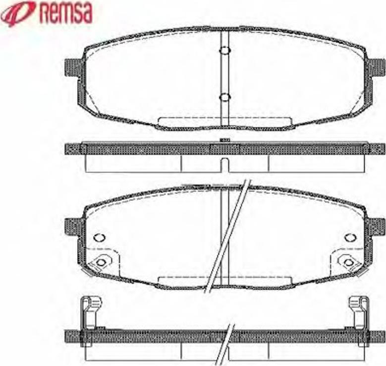 Metzger 103802 - Kit pastiglie freno, Freno a disco autozon.pro