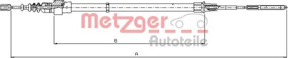 Metzger 10.7406 - Cavo comando, Freno stazionamento autozon.pro