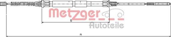 Metzger 10.7431 - Cavo comando, Freno stazionamento autozon.pro