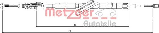 Metzger 10.7506 - Cavo comando, Freno stazionamento autozon.pro