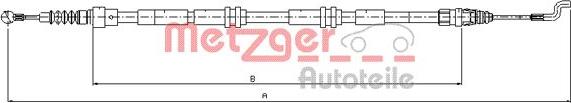 Metzger 10.7394 - Cavo comando, Freno stazionamento autozon.pro