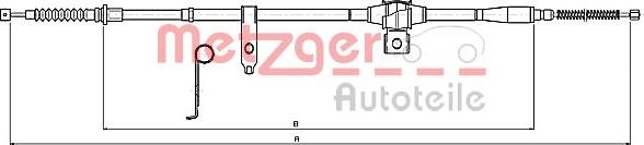 Metzger 11.5347 - Cavo comando, Freno stazionamento autozon.pro