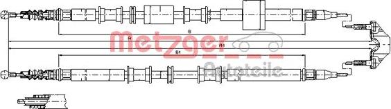 Metzger 11.5767 - Cavo comando, Freno stazionamento autozon.pro