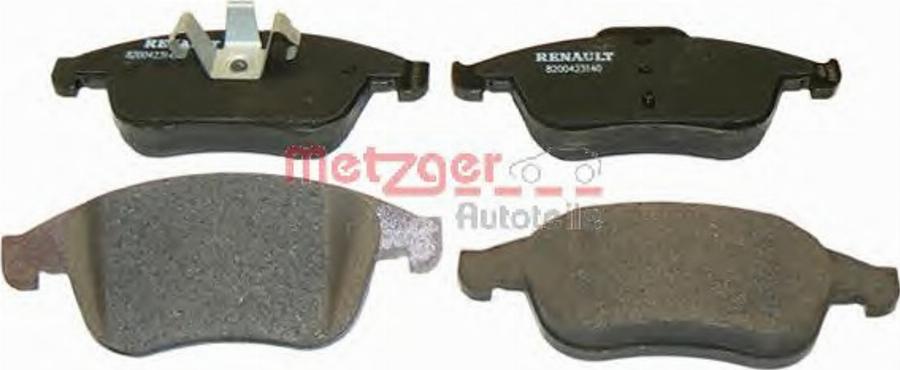 Metzger 1160101 - Kit pastiglie freno, Freno a disco autozon.pro