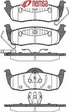 Metzger 1170766 - Kit pastiglie freno, Freno a disco autozon.pro