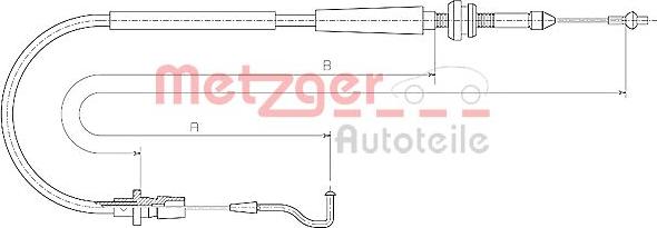 Metzger 11.0637 - Cavo acceleratore autozon.pro