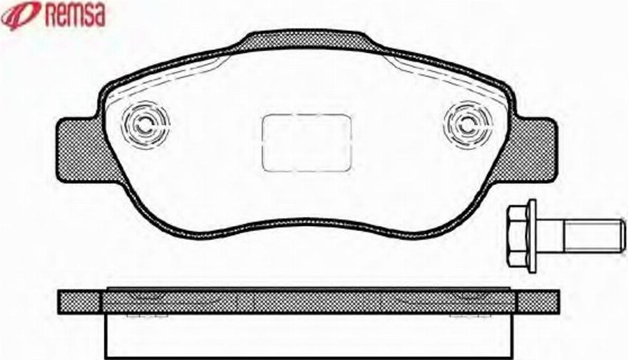 Metzger 1100.00 - Kit pastiglie freno, Freno a disco autozon.pro