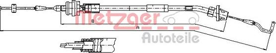 Metzger 11.1624 - Cavo acceleratore autozon.pro