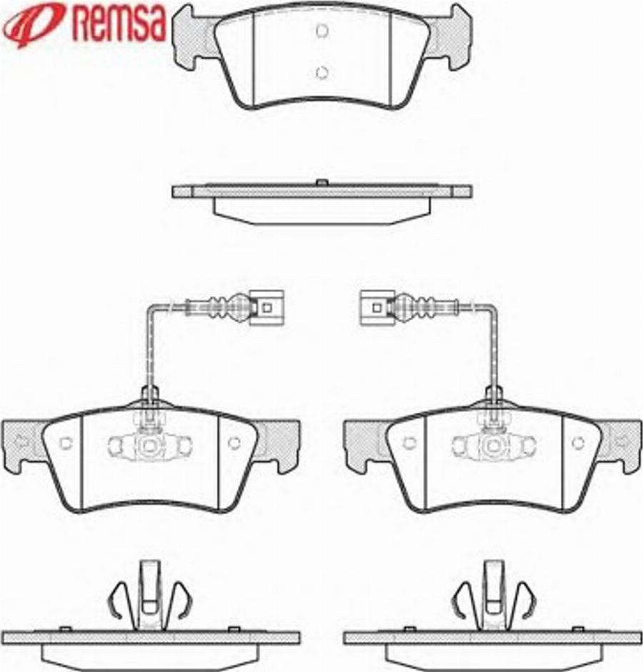 Metzger 118702 - Kit pastiglie freno, Freno a disco autozon.pro