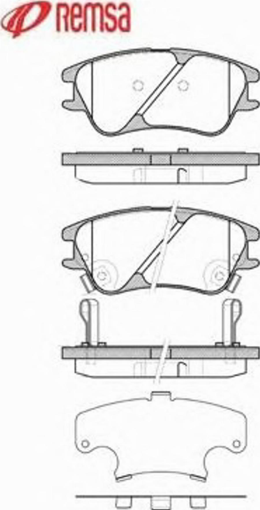 Metzger 113902 - Kit pastiglie freno, Freno a disco autozon.pro