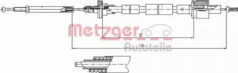 Metzger 11.2435 - Cavo comando, Comando frizione autozon.pro