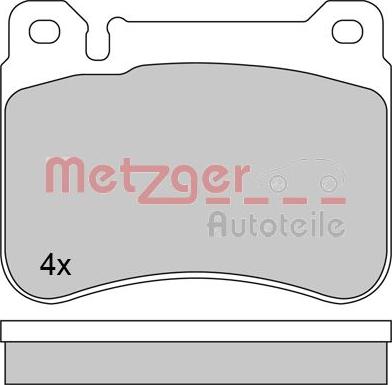 Metzger 1170407 - Kit pastiglie freno, Freno a disco autozon.pro