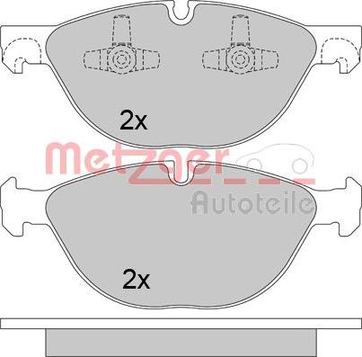 Metzger 1170592 - Kit pastiglie freno, Freno a disco autozon.pro