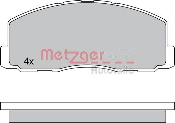 Metzger 1170569 - Kit pastiglie freno, Freno a disco autozon.pro