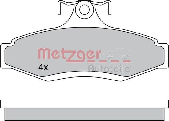 Metzger 1170581 - Kit pastiglie freno, Freno a disco autozon.pro