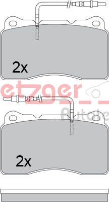 Metzger 1170534 - Kit pastiglie freno, Freno a disco autozon.pro