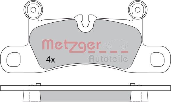 Metzger 1170523 - Kit pastiglie freno, Freno a disco autozon.pro