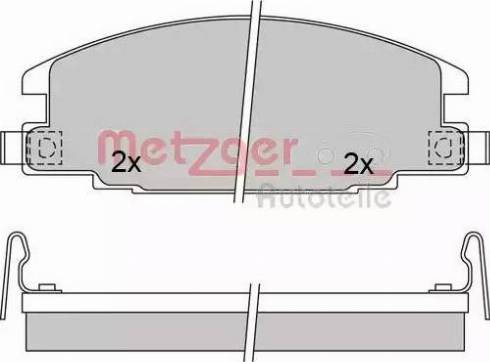 Metzger 1170571 - Kit pastiglie freno, Freno a disco autozon.pro