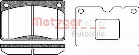 Metzger 1170699 - Kit pastiglie freno, Freno a disco autozon.pro