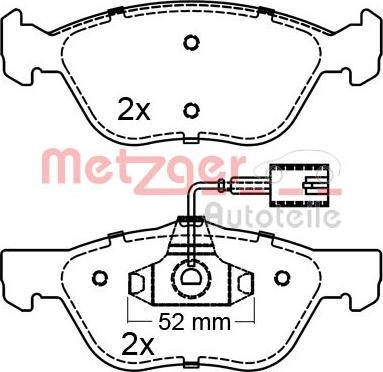 Valeo 604044 - Kit pastiglie freno, Freno a disco autozon.pro