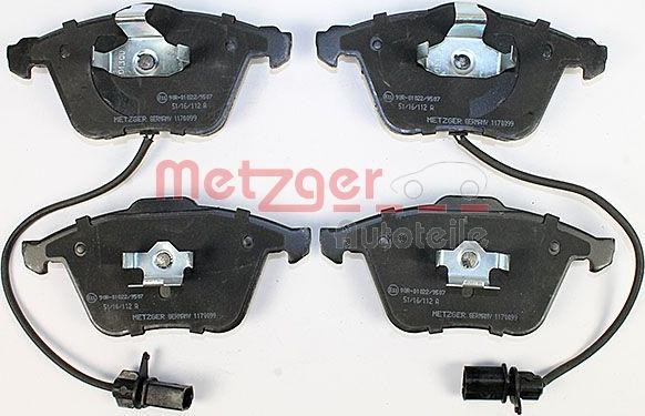 Metzger 1170099 - Kit pastiglie freno, Freno a disco autozon.pro