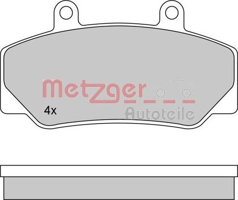 Metzger 1170094 - Kit pastiglie freno, Freno a disco autozon.pro