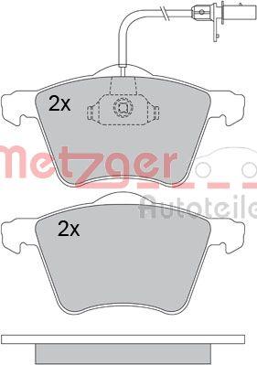 Metzger 1170104 - Kit pastiglie freno, Freno a disco autozon.pro