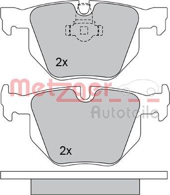 Metzger 1170105 - Kit pastiglie freno, Freno a disco autozon.pro