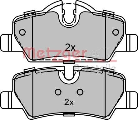 Metzger 1170819 - Kit pastiglie freno, Freno a disco autozon.pro